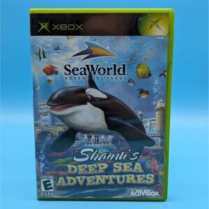 SeaWorld Shamu's Deep Sea Adventures (Original Xbox) - Authentic CIB